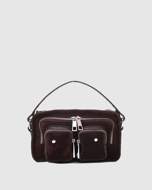 Helena Suede Chocolade Tas