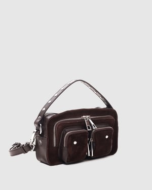 Helena Suede Chocolade Tas