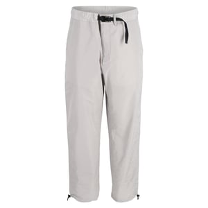 Dior cargo broek met gesp en trekkoord in de zoom, gemaakt van grijs katoen.