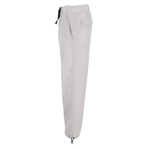 Dior cargo broek met gesp en trekkoord in de zoom, gemaakt van grijs katoen.