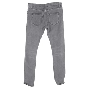 Saint Laurent Slim Fit Jeans in grijze katoenen denim
