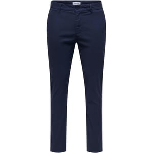 Only Effen Slim Herenbroek (Donkere marine)