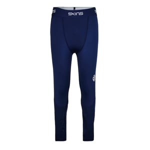 Skins Performance-legging uit de Mens Series-1-collectie (Blauw/Wit)