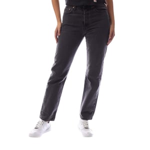 Levis 501-denimjeans met 5 zakken voor dames (Zwart)