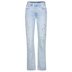 Levis 501 Diamante-jeans voor dames (Blauw)