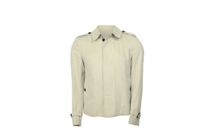 Burberry Harrington-jas van gabardine in beige katoen