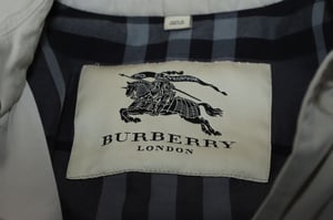 Burberry Harrington-jas van gabardine in beige katoen