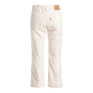 Levis Middy katoenen bootcut-jeans voor dames (Crème)