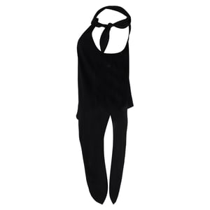 Diane Von Furstenberg asymmetrische top van zwart polyester