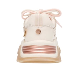 Steve Madden Kingdome lage sneakers voor dames (Crème/Rose Goud)