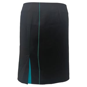 Balenciaga minirok met splitdetail in zwarte viscose