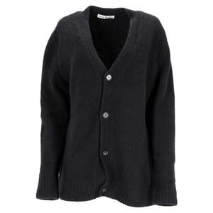 Acne Studios V-hals vest met knoopjes in zwarte wol