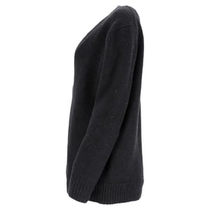 Acne Studios V-hals vest met knoopjes in zwarte wol