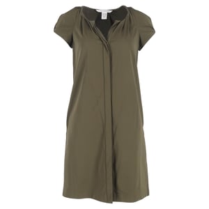Diane Von Furstenberg Luisa minijurk in olijfgroen nylon