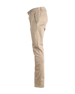 Acne Studios Regular Fit Broek in Beige Katoen