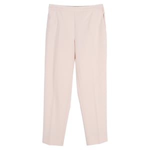 Maison Margiela rechte broek in pastelroze polyester