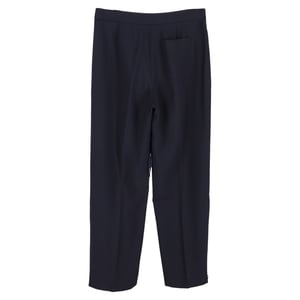 Chloé broek met trekkoord in marineblauw polyester