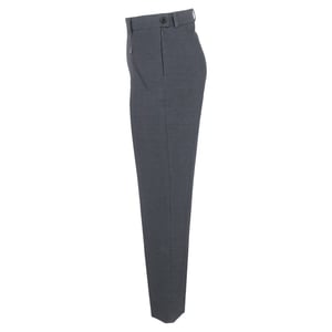 Maison Margiela slim-fit cropped broek in grijs polyester