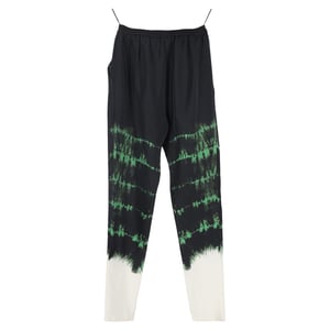 Stella McCartney broek met tie-dye print in zwarte zijde