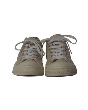 Comme Des Garcons Play x Converse lage sneakers in beige canvas
