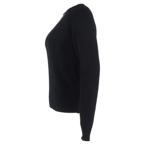 Saint Laurent trui met studs in zwarte wol