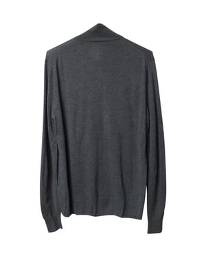 Acne Studios vest met kraag en knoopsluiting in grijze wol