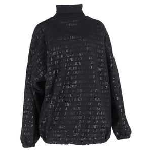 Balenciaga T-shirt met all-over print, trui in zwart katoen