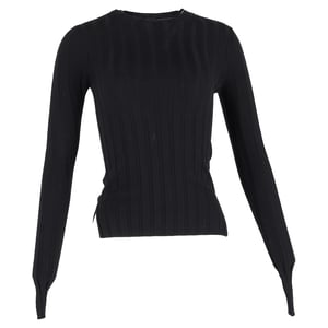 Acne Studios geribbelde trui van zwarte wol
