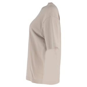 Acne Studios logo T-shirt in beige katoen