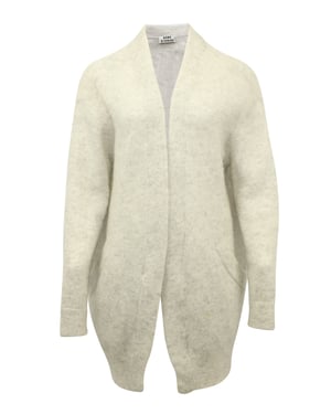 Acne Studios Raya Cardigan in crèmekleurige wol