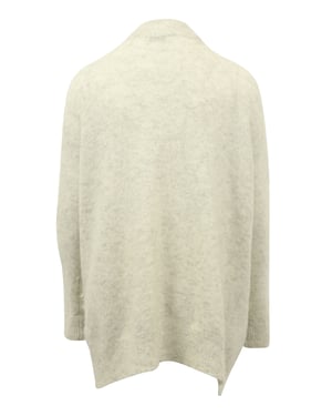 Acne Studios Raya Cardigan in crèmekleurige wol
