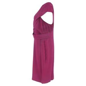 Roland Mouret Nepa gedrapeerde midi-jurk in paarse viscose