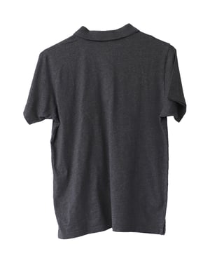 Polo shirt van grijs katoen met geborduurd A.P.C.-logo