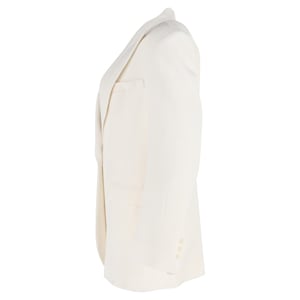 Sandro blazer in crèmekleurig polyester