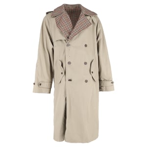 Balenciaga omkeerbare trenchcoat van beige katoen