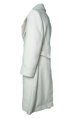 Maison Martin Margiela, Off-white Melton-jas