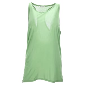 Acne Studios mouwloze tanktop met ronde hals in groene lyocell