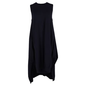 See by Chloé jurk met zijsplit in marineblauwe wol