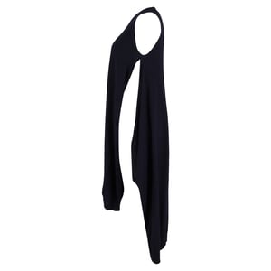 See by Chloé jurk met zijsplit in marineblauwe wol