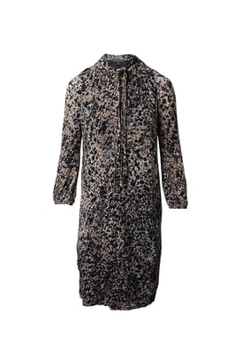 Burberry midi-jurk met print in veelkleurige rayon