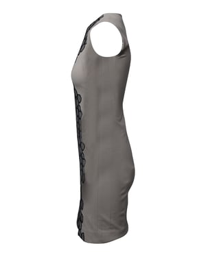 Diane Von Furstenberg Tilda Shift Dress in grijze viscose