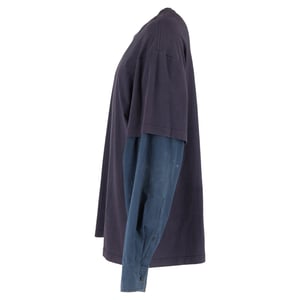 Balenciaga gelaagd T-shirt met lange mouwen in veelkleurig katoen