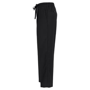 Saint Laurent joggingbroek met taps toelopend trekkoord in zwarte wol