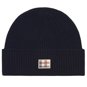 Aquascutum Unisex Active Wool Blend muts voor volwassenen (Zwart)
