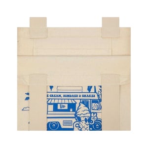 New Era Canvas draagtas uit Los Angeles (Lichtbeige print)