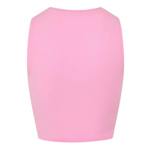 Noisy May Geknoopte mouwloze crop top voor dames (Bonbon)