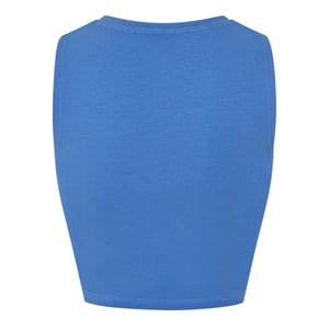 Noisy May Geknoopte mouwloze crop top voor dames (Nederlands Blauw)