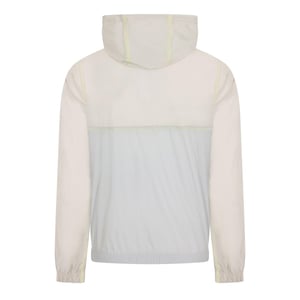 Lacoste Heren-anorak: blousonjas met kleurblokken (Grijs/Limoen/Lichtblauw)