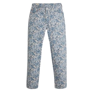 Levi's Dames 90's Bloem Hoge Taille Rechte Jeans (Blauw)