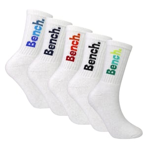 Jongens 5-pack Sport Crew Sokken Katoen Rijk Kleurrijke Logo Zachte Kindersokken
